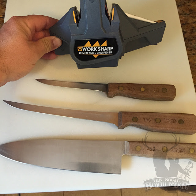 How To Sharpen a Kitchen Knife with the Combo Knife Sharpener 